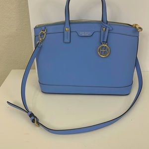 henri bendel bag, robin-egg blue,